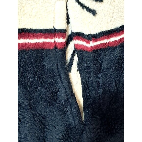 Vintage Horse Print Fleece Jacket Womens Size L by Tsunami Aztec Southwestern - Picture 7 of 13